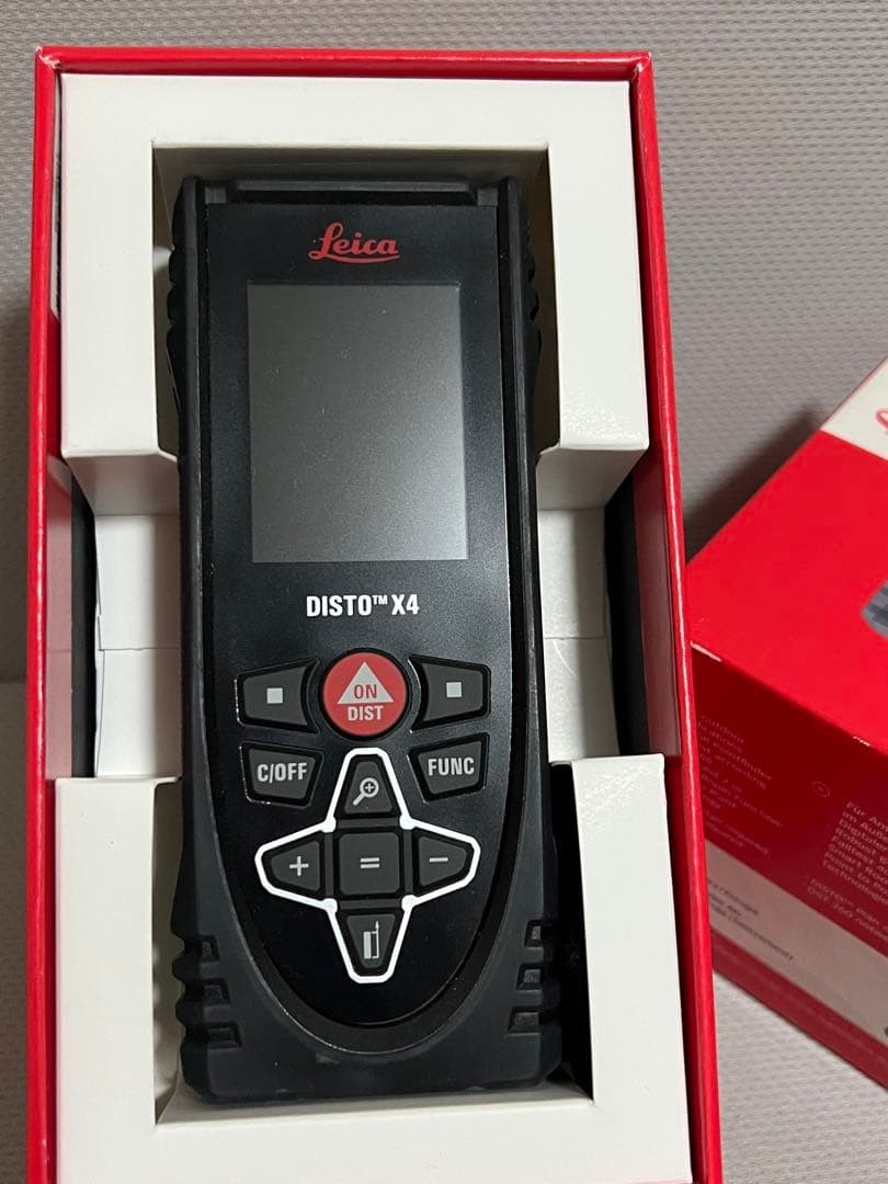 Leica DISTO X4 Laser Distance Measure Unit Operation confirmed in Box