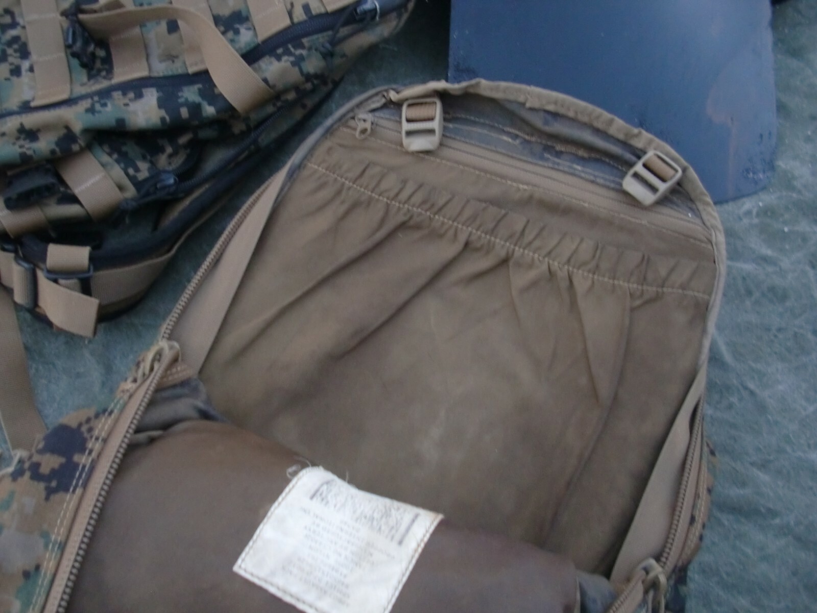 USMC MARPAT ILBE Assault Pack - Flexible Plastic Frame Sheet Panel insert - NEW