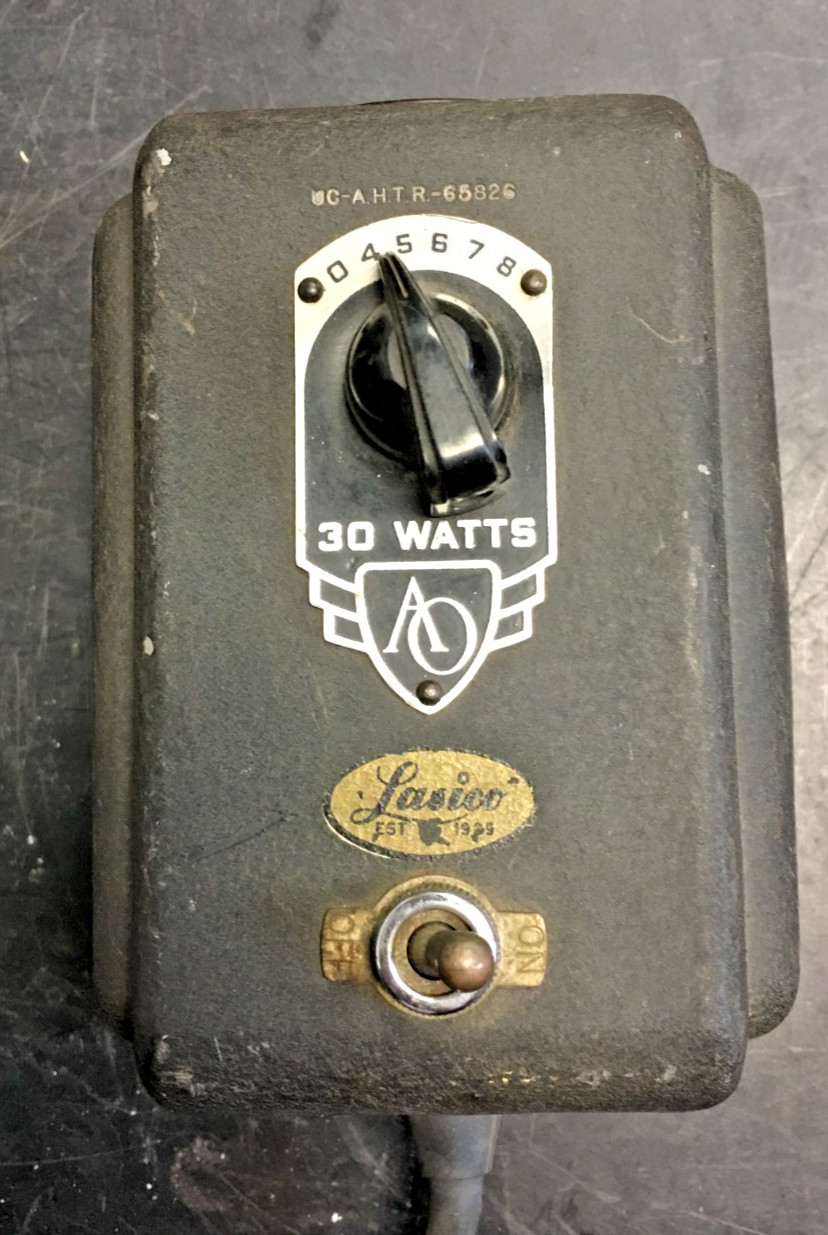 American Optical Scientific Instruments Division Transformer Model 395, Lasico
