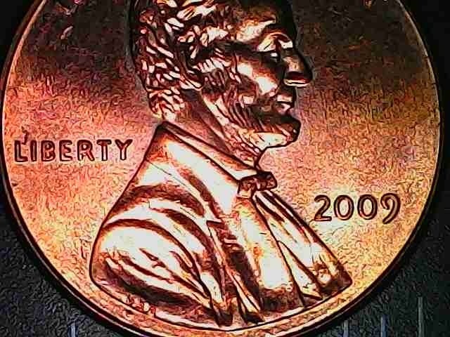 2009 Lincoln Penny  Thumb error