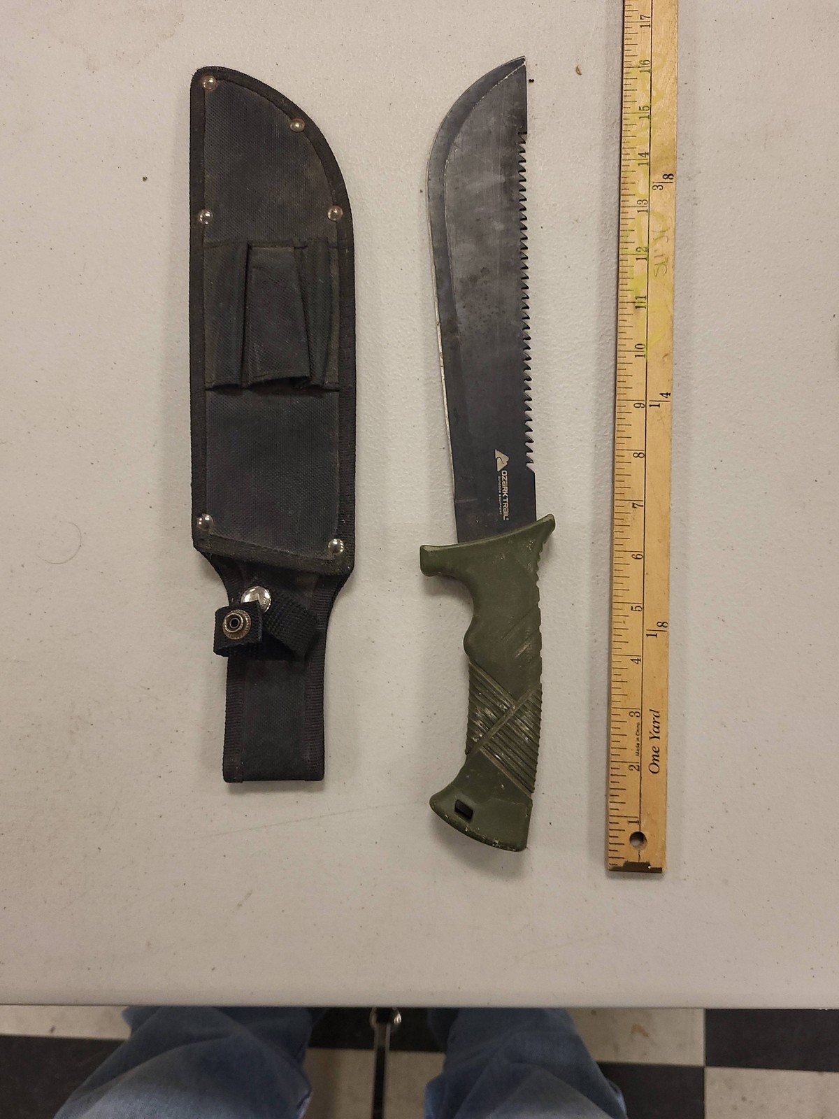 Ozark Trail Knife Sheath Outdoor Equipment Survival Hunting Camping Fixed Blade