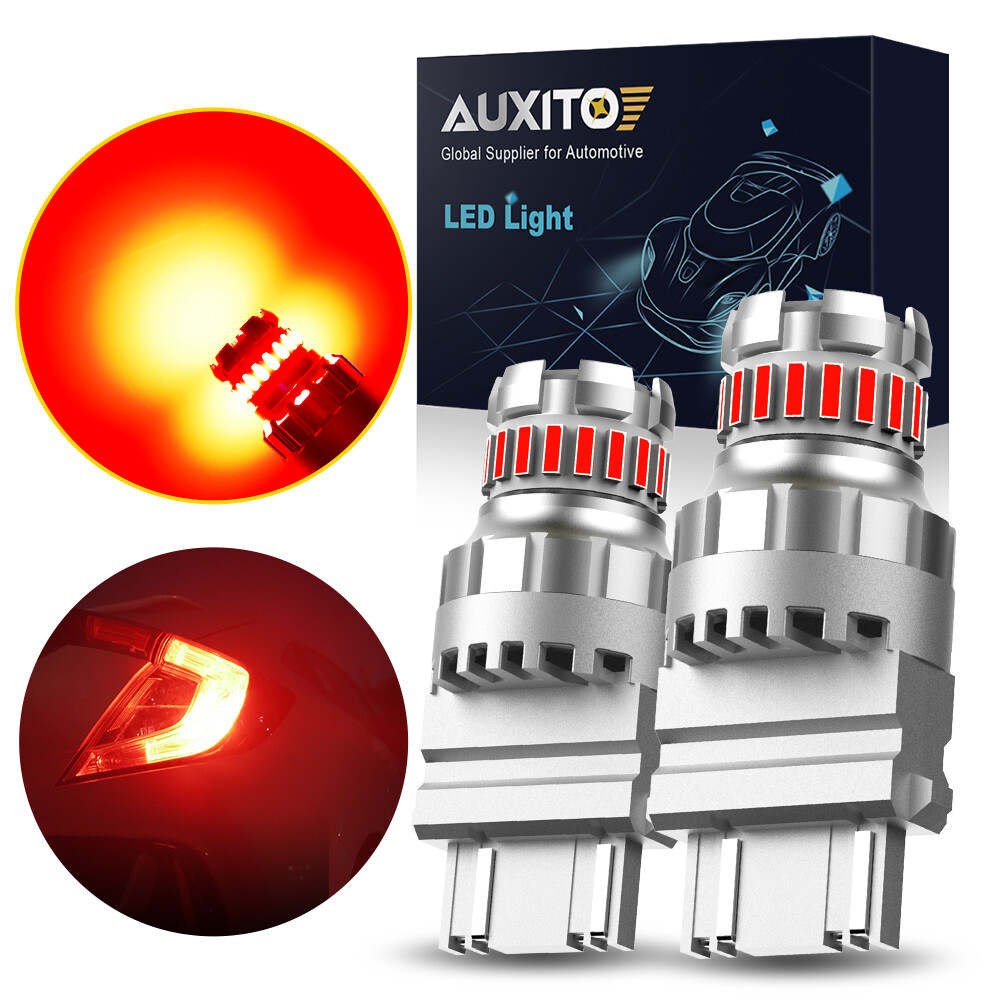 LED Brake Stop Strobe Light Bulbs 3157 3057 Red for Chevy Silverado 1500 99-2013