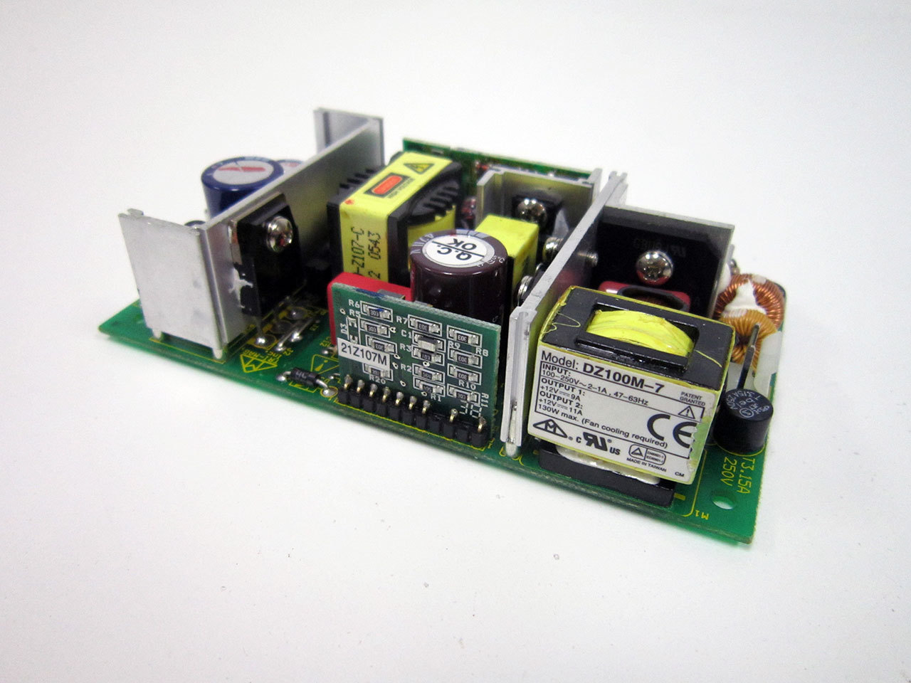 CURTIS INDUSTRIES DZ100M-7 AC DC CONVERTER 1 OUTPUT 12V 12A 90 ~ 264 VAC INPUT