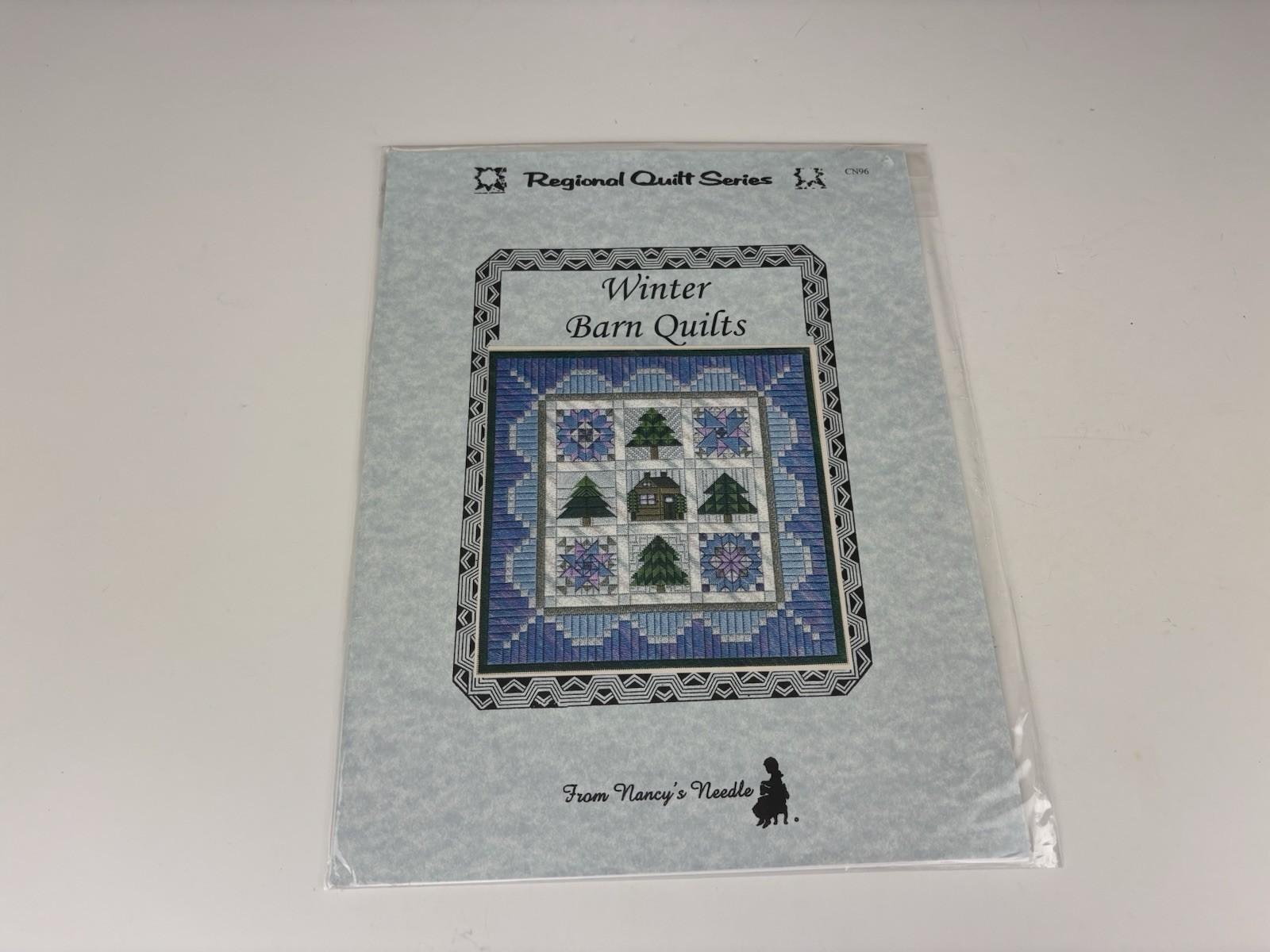 From Nancy’s Needle Quilt Series Winter Barn Quilts Needlepoint Pattern 1S
