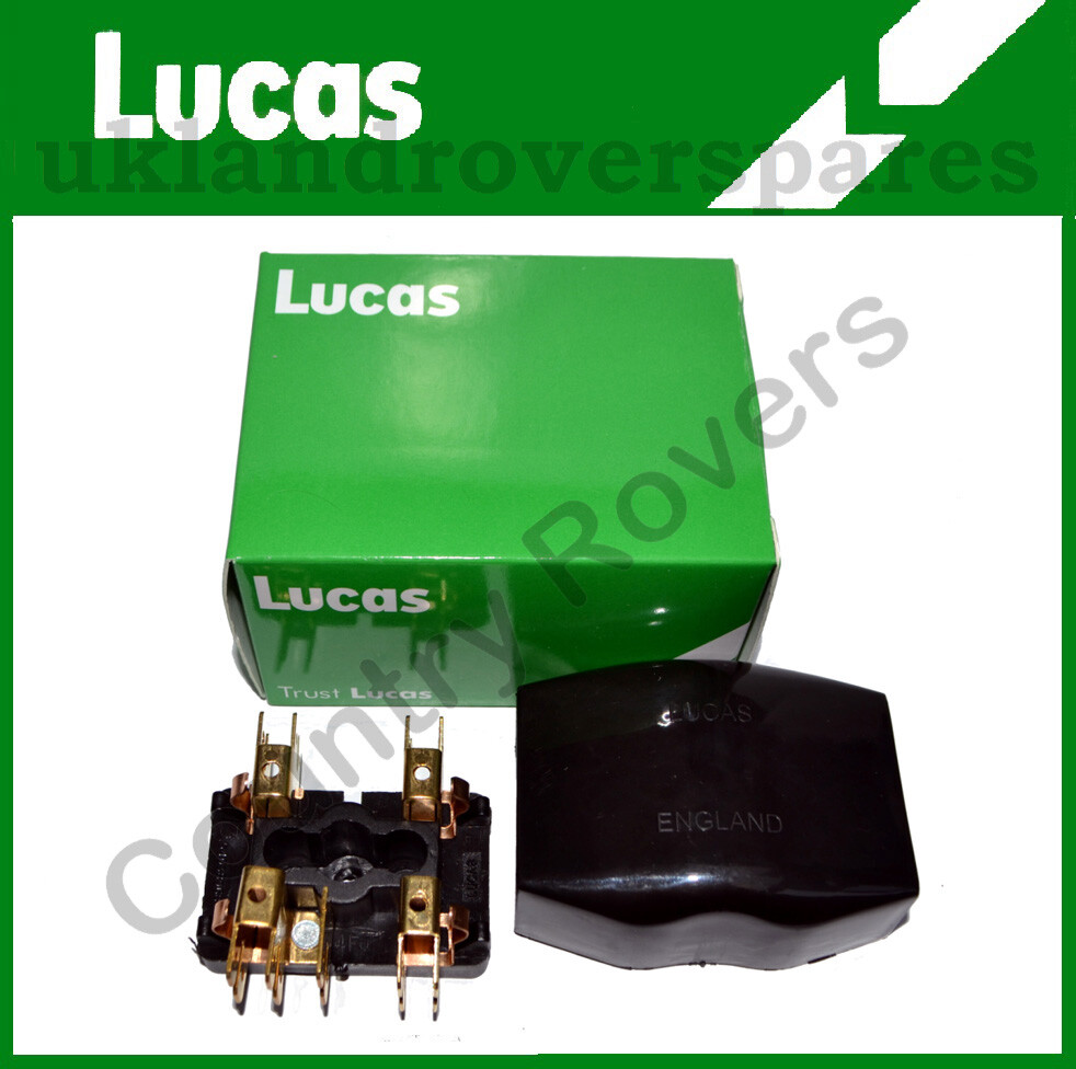 LAND ROVER SERIES 1,2 & 2a FUSE BOX HOLDER 4FJ 2 WAY FOR GLASS FUSES LUCAS
