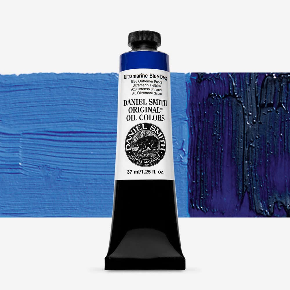 Daniel Smith Original Oil Color Paint, 37ml Tube, Ultramarine Blue Deep