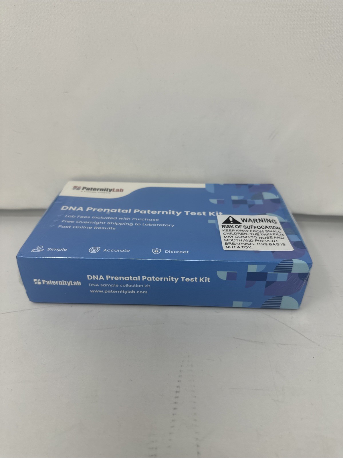 PaternityLab DNA Prenatal Paternity Test Kit Simple Accurate Discreet