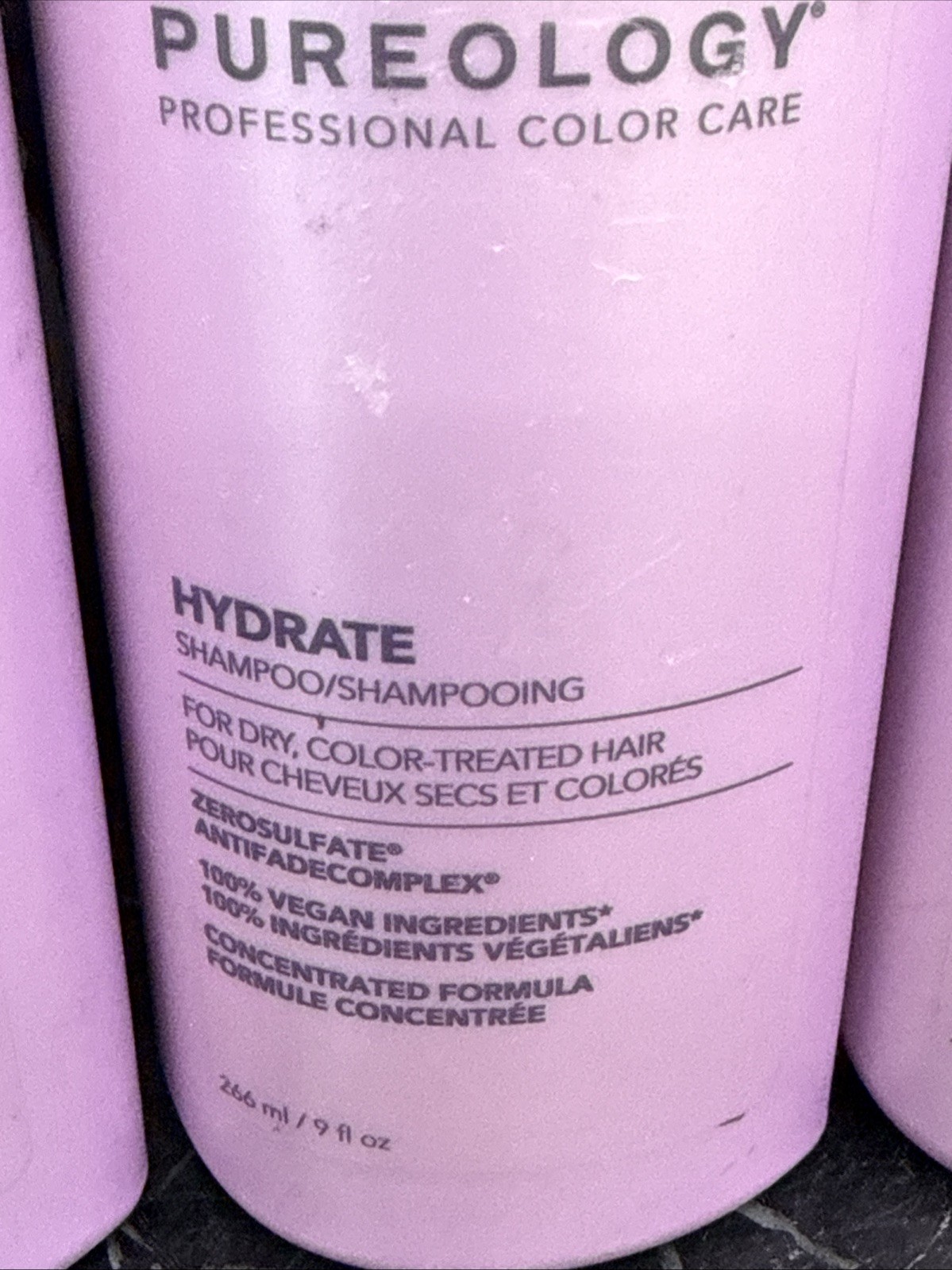 3x Pureology Hydrate Shampoo - 9 oz - NEW