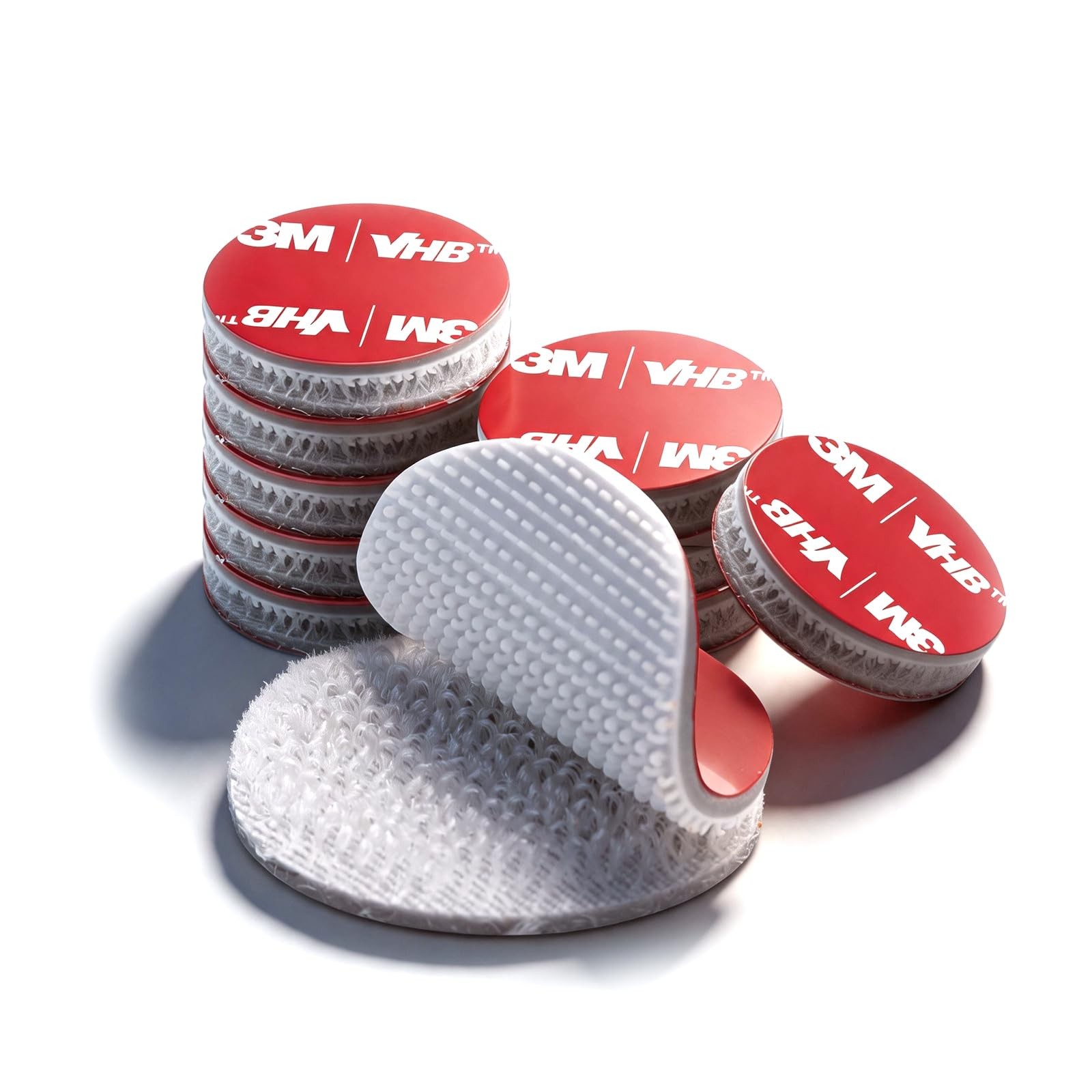 Adhesive Hook and Loop Strips with 3M GPH-110GF,1.5" Round 9 Sets