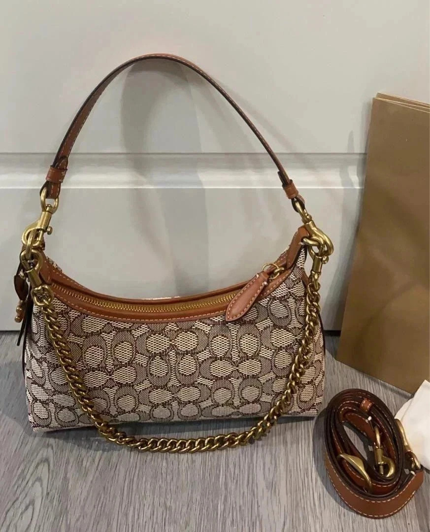 COACH Juliet 25 In Signature Textile Jacquard CY830 Outlet NEW JPN