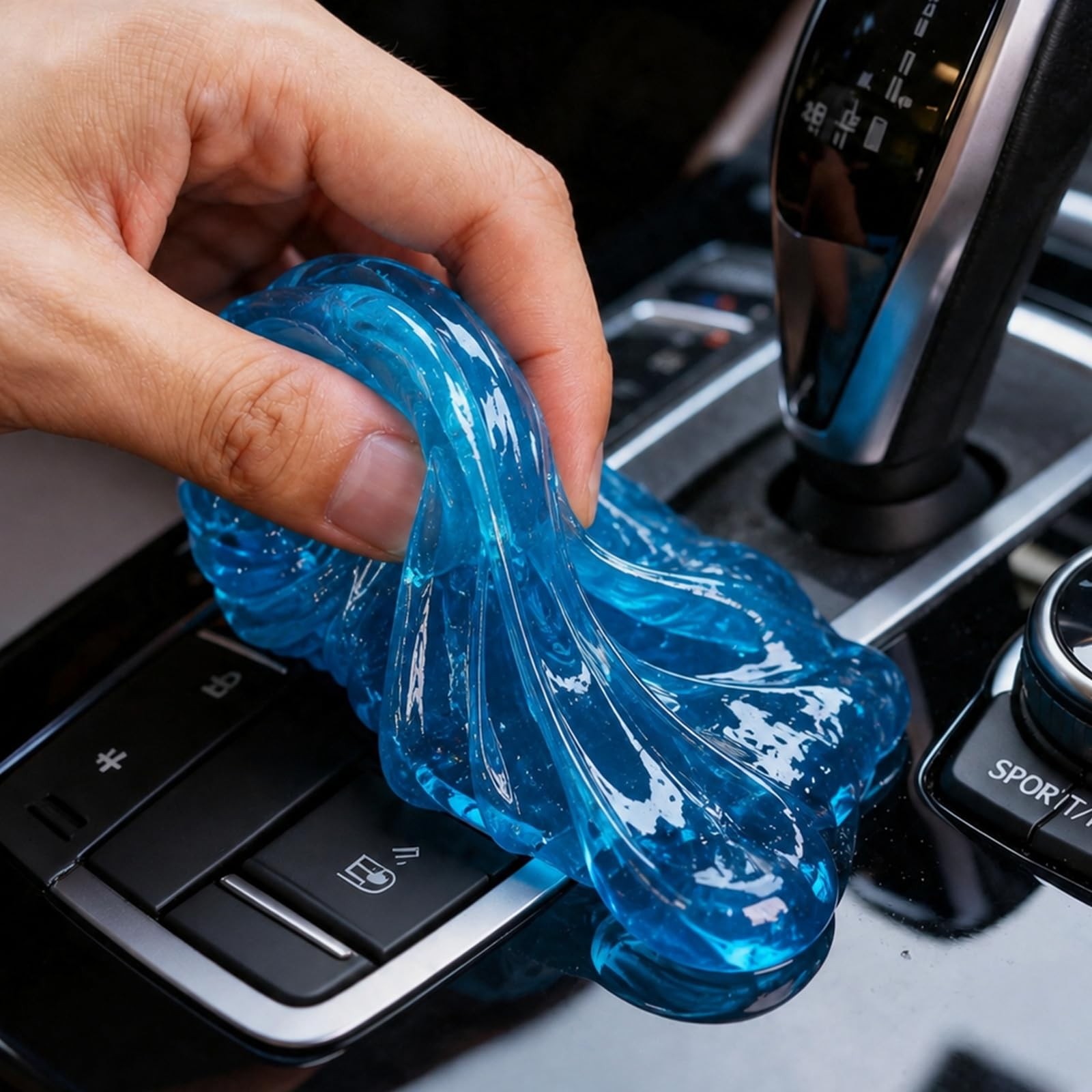 toretark Car Cleaning Gel Reusable Interior 2.8 Ounce (Pack of 1), Blue