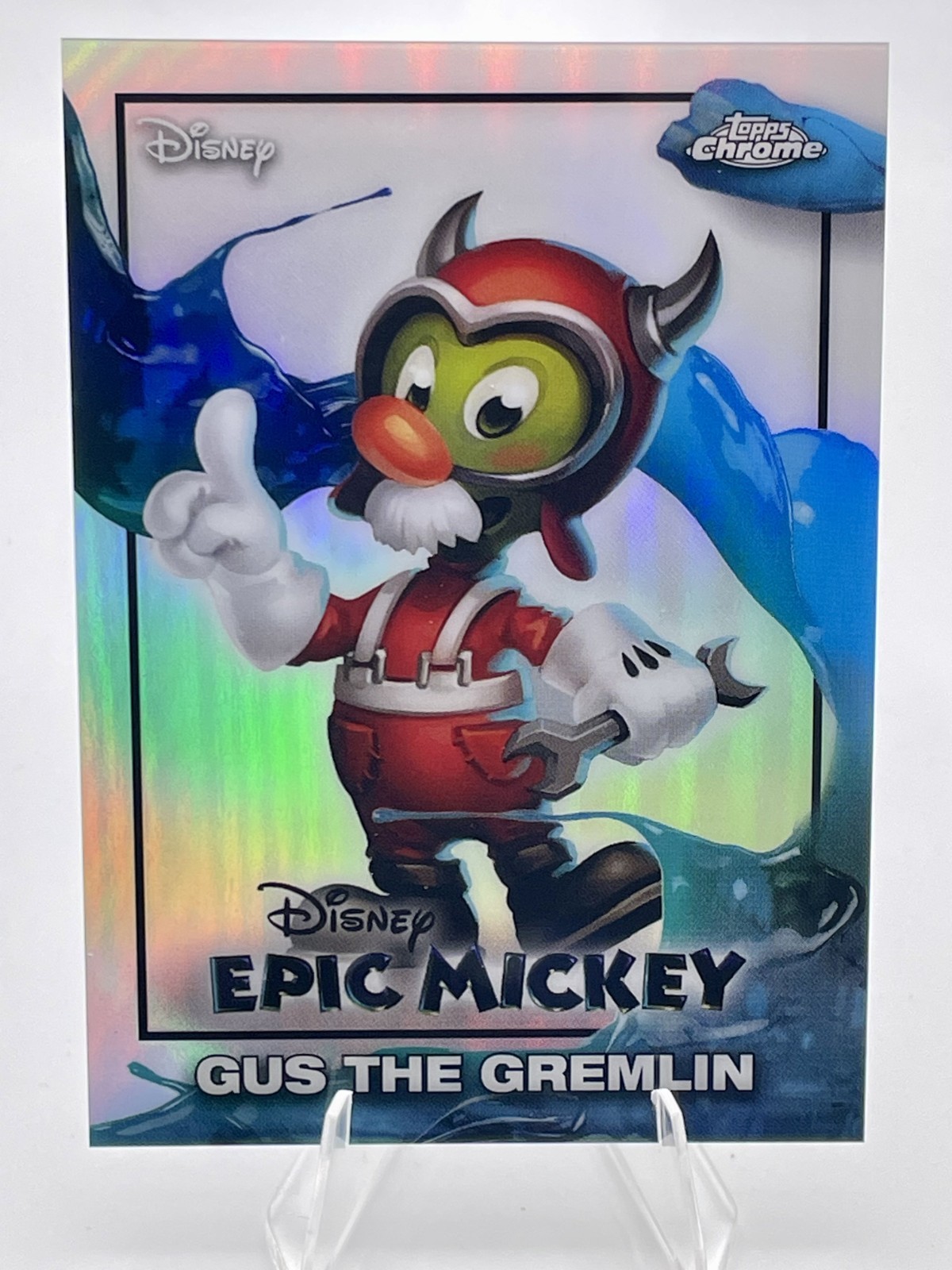 2026 Topps Disney Neon Epic Mickey - Gus the Gremlin EM‑14 - Insert