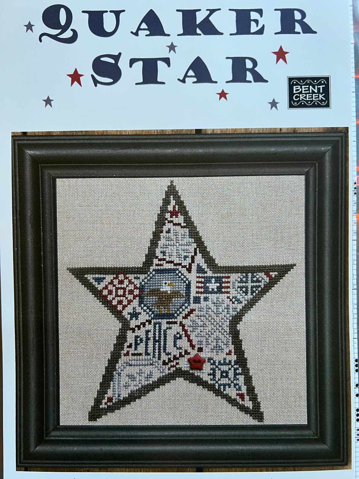 Bent Creek-Quaker Star chart & Button