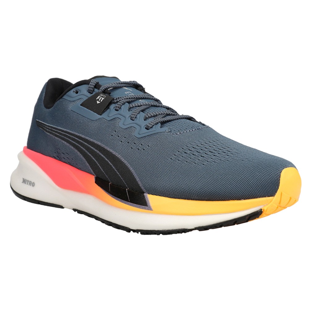 PUMA Eternity Nitro Running Mens Blue Sneakers Athletic Shoes 19468113