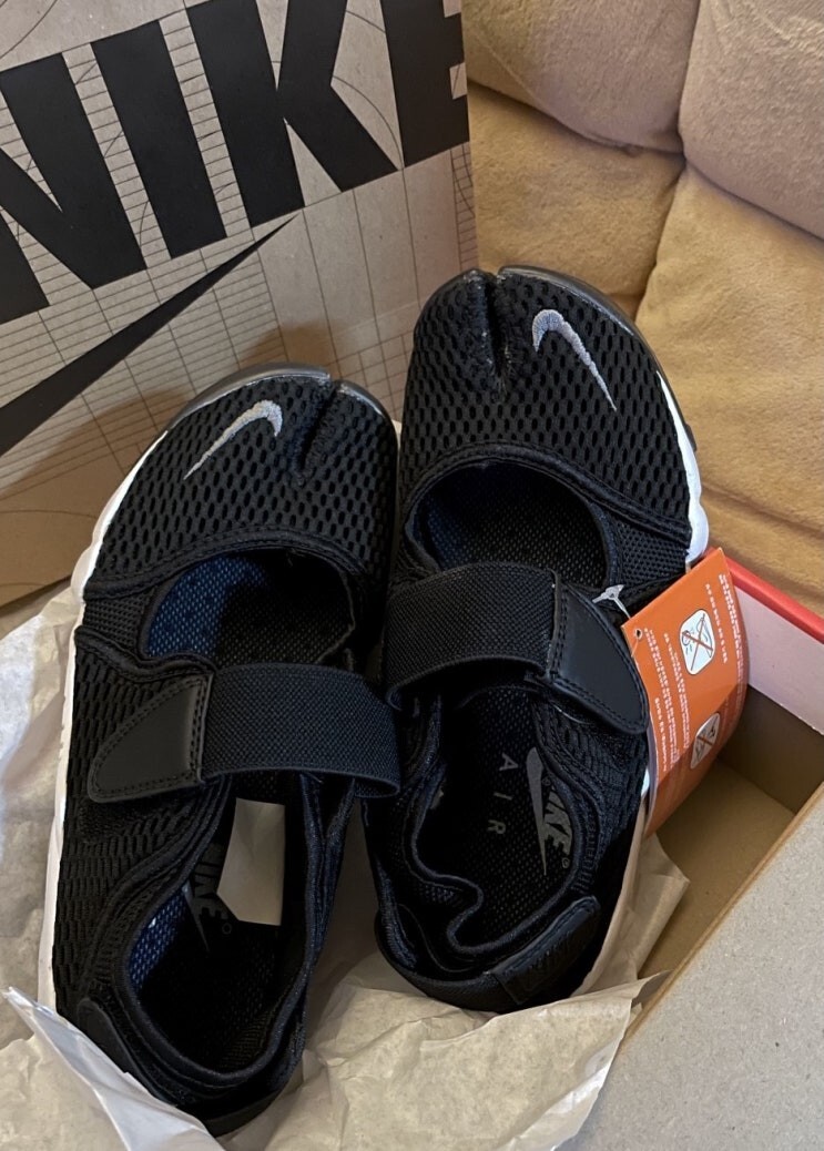 Nike Air Rift Breathe Black Womens Sneakers Mary Jane ✅Multiple Sizes