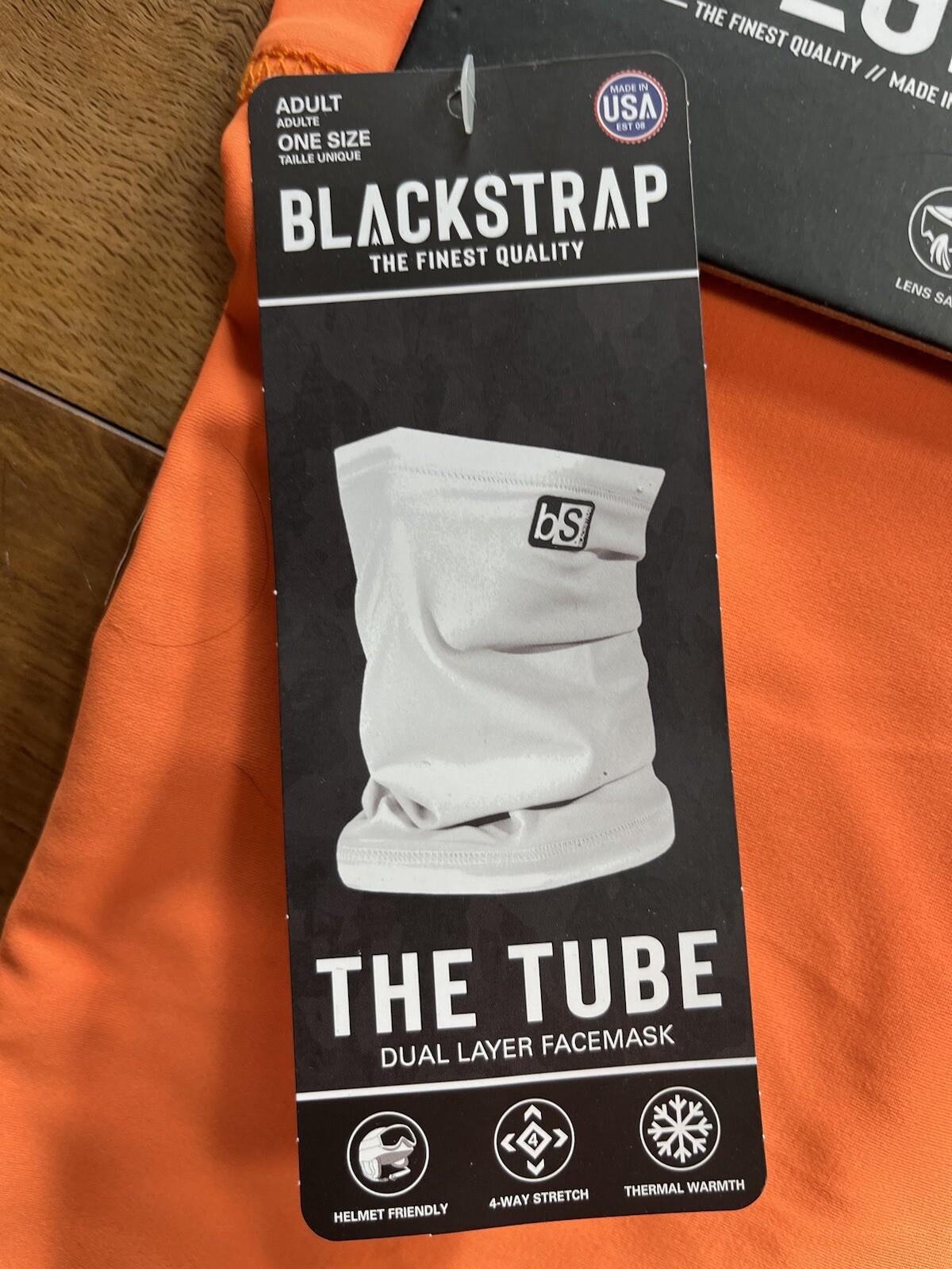 BlackStrap Apex Tube Bright Orange New With Tags