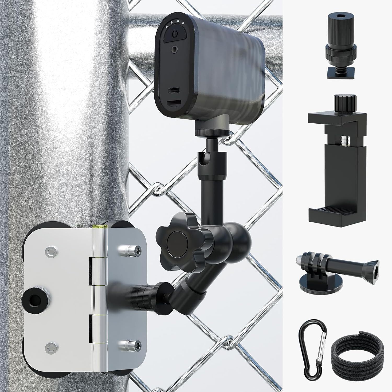 Magnetic Fence Mount - for Mevo Start, GoPro, iPhone and Action Cameras.
