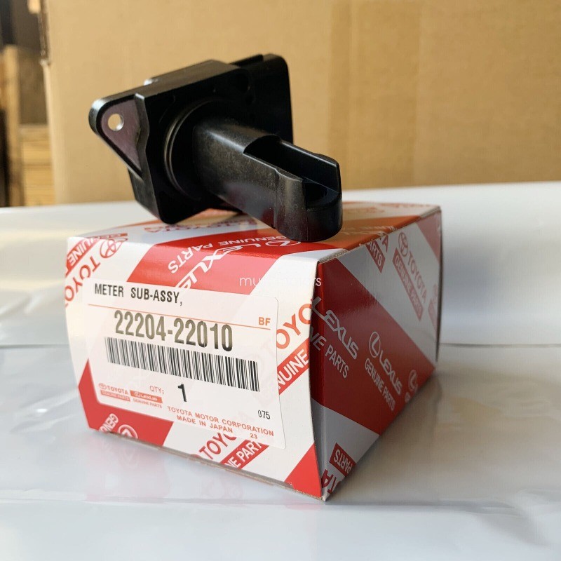 1x Genuine DENSO OEM 22204-22010 Mass Air Flow Meter MAF Sensor for Lexus Scion