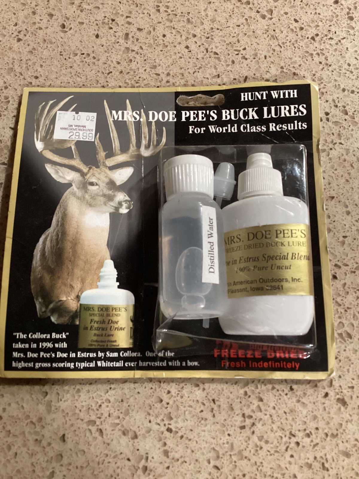 Mrs. Doe Pee’s Buck Lures—Doe in Estrus Special Blend -4 oz. —NOS- BH-43
