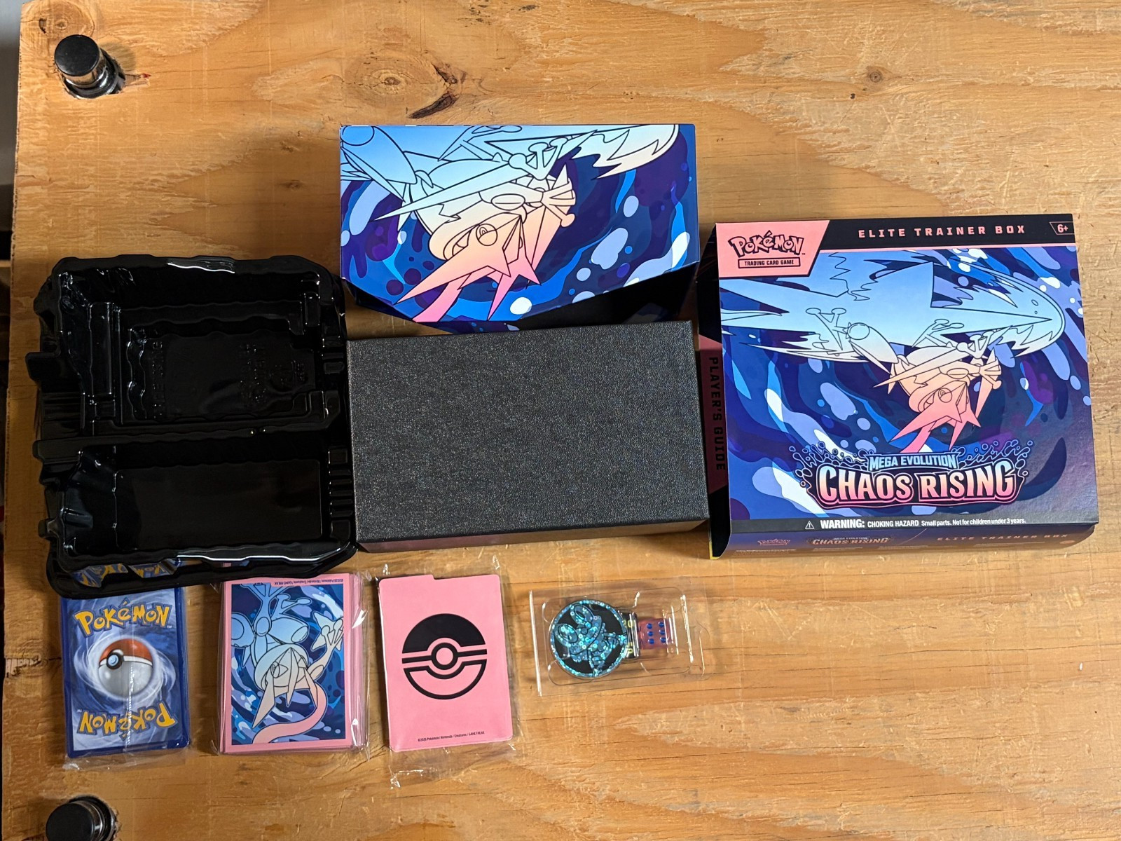 Pokemon Mega Evolution Chaos Rising ETB (open empty no packs or promo card)