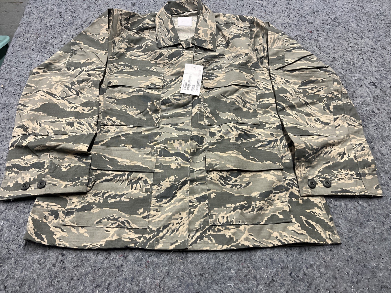 NWT US Air Force Woman’s Utility Camoflage Coat Rabu Size 16R