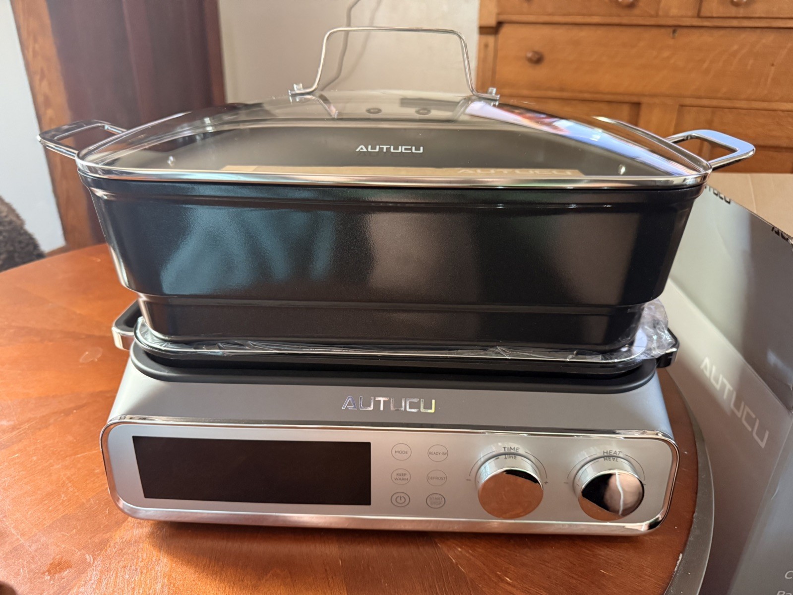 Autucu N21NA Pro 10 Quart 8-in-1 Programmable Slow Cooker