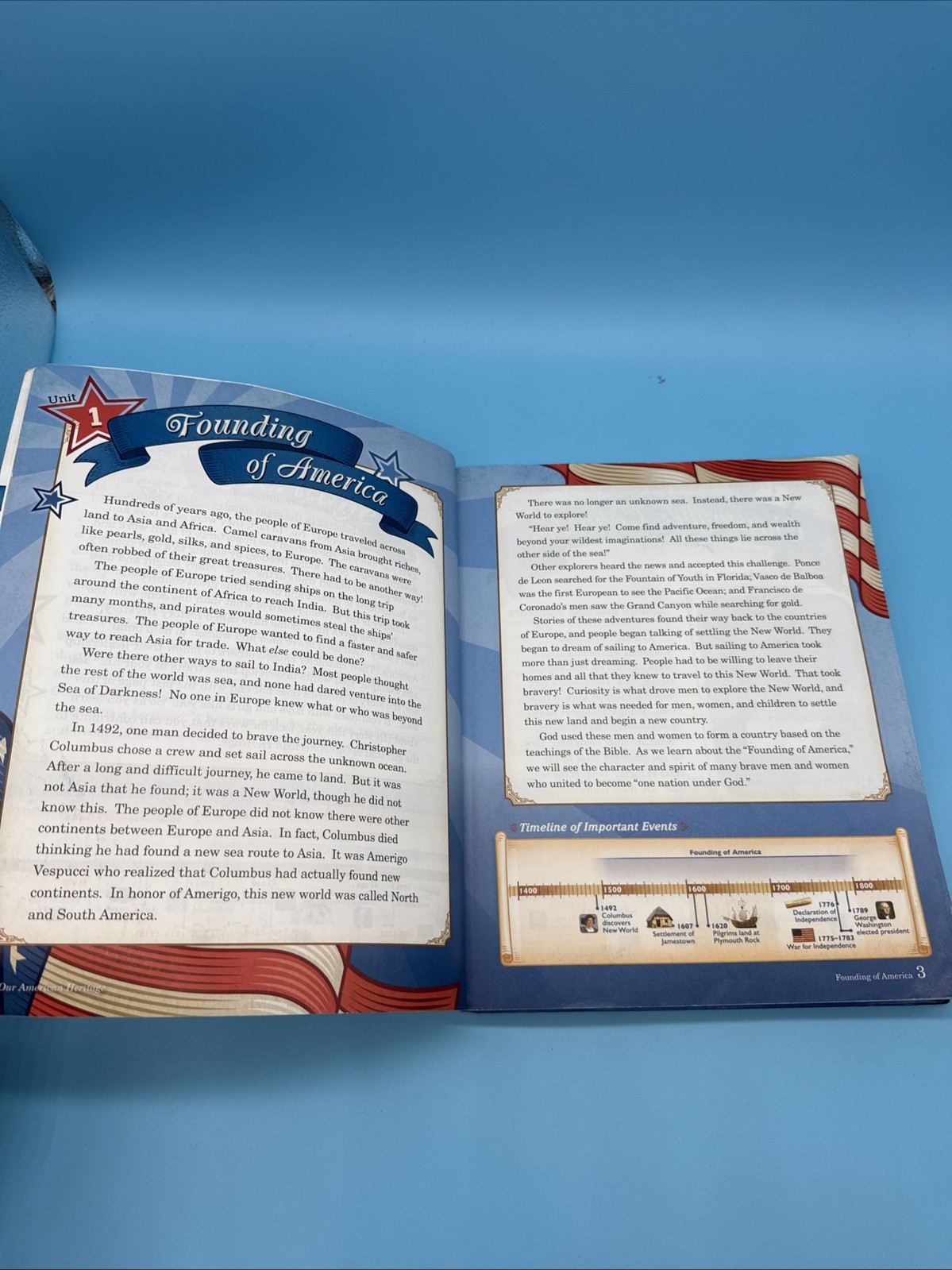 Abeka Our American Heritage Student Text - 3rd Grade History (5th Edition)