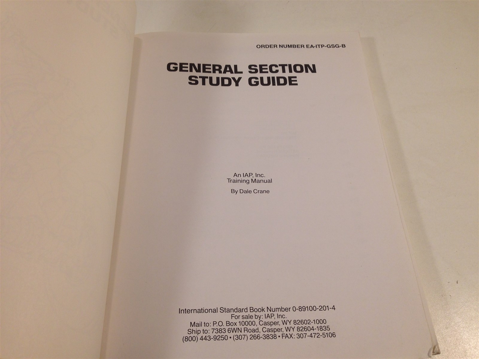 1985 Aviation Technician Integrated Training General Section 3 Books