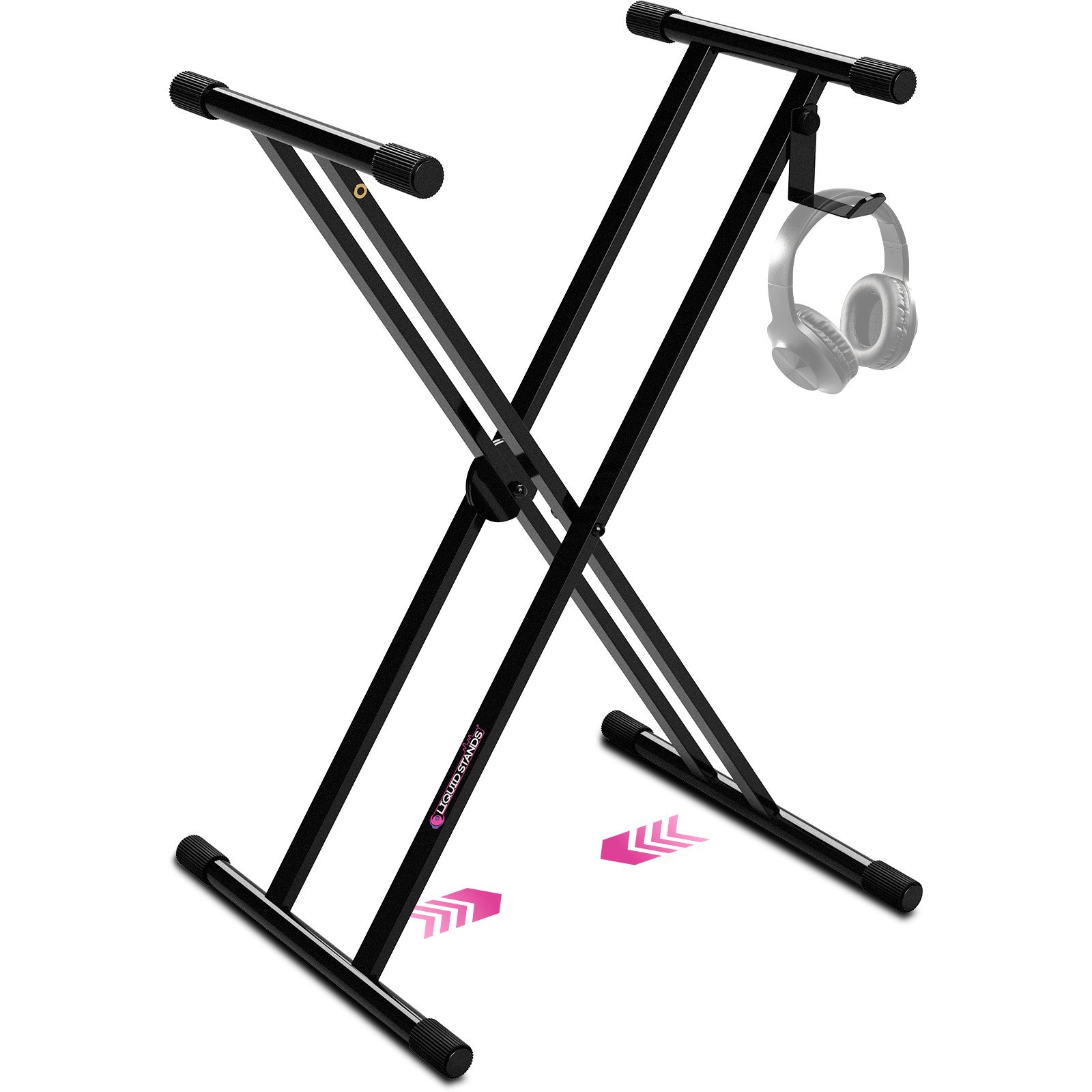 X-Style Piano Keyboard Stand–Adjustable, Heavy-Duty Foldable Stand for 54–88 Key
