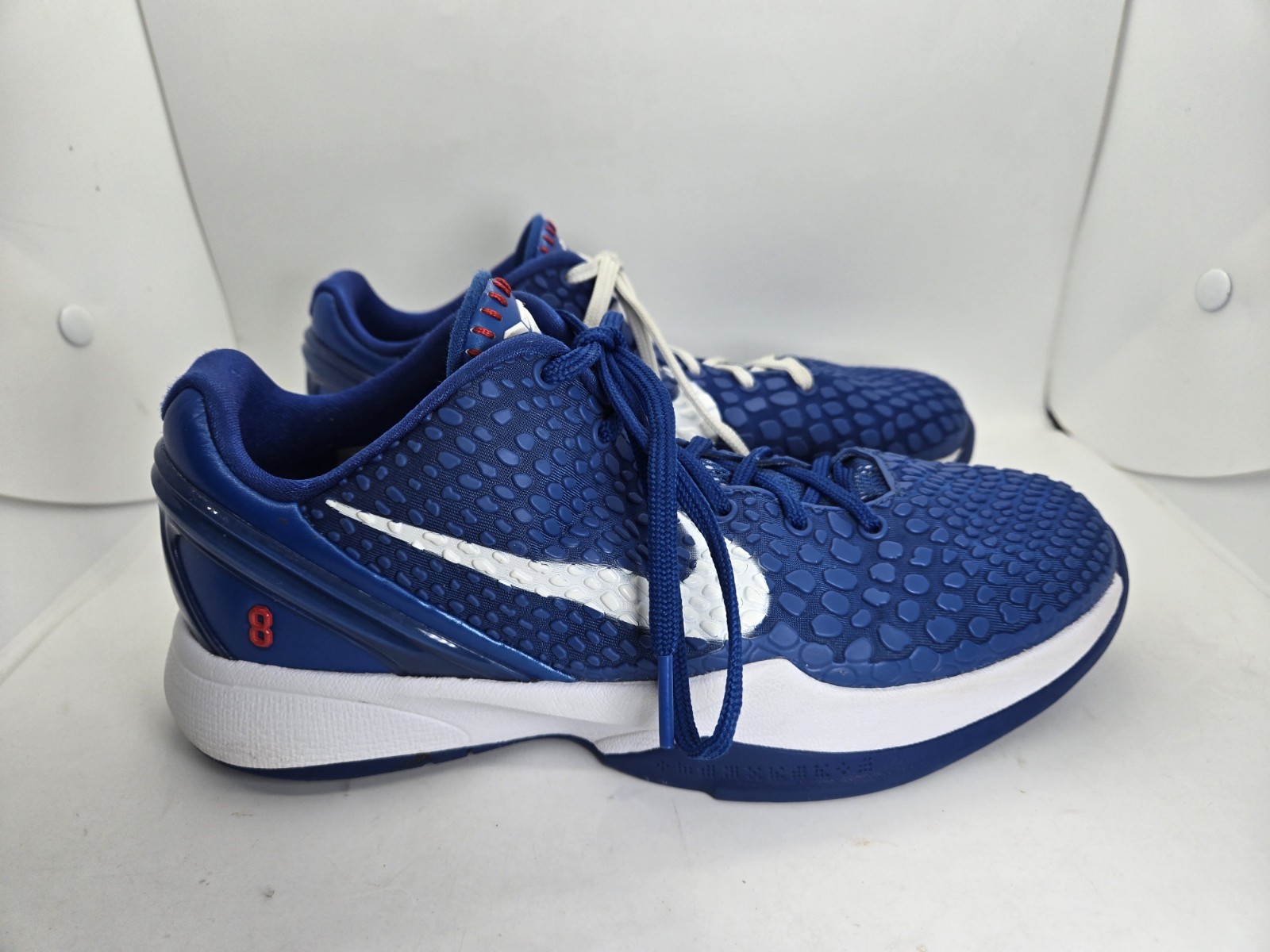Nike Kobe 6 GS Dodgers Basketball Shoes Youth 6Y Blue Athletic Protro fv9676-400