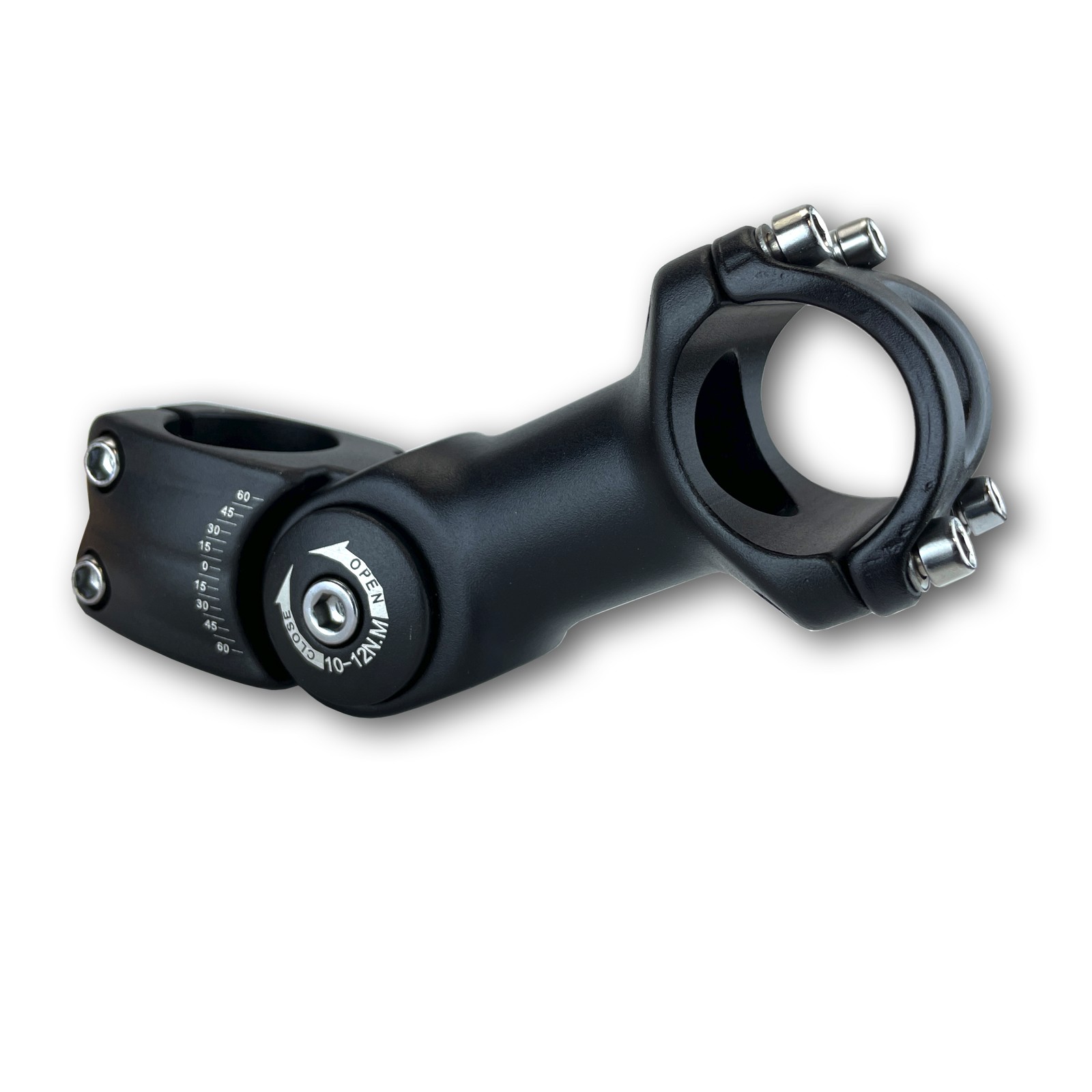 RNX 31.8mm Handlebar Adjustable Bike Stem Riser 0-60 Degree, 110mm long