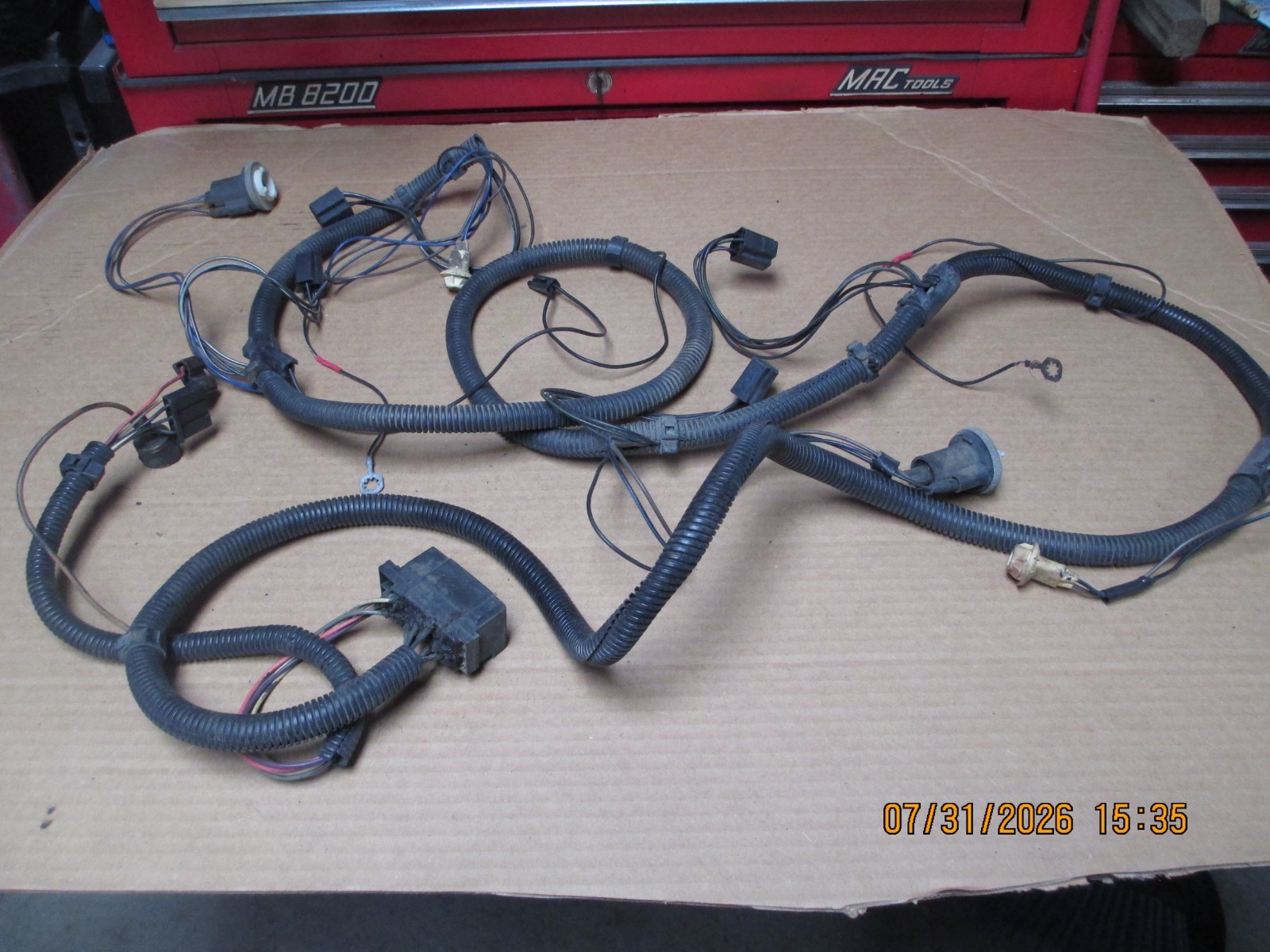 1979-1981 FIREBIRD HEADLAMP HARNESS WITH 2 SPEED WIPER MOTOR WITH WASHER PUMP.