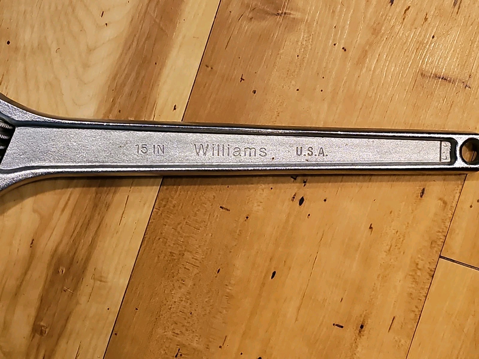 WILLIAMS 15 INCH ADJUSTABLE WRENCH MODEL AP15X MADE IN USA TOOL