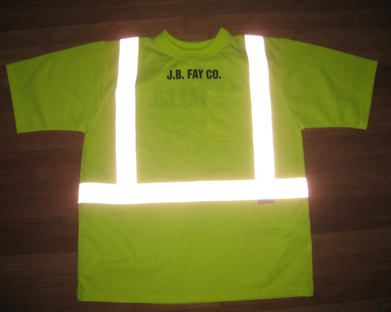 Mens Size XXLarge 3m Scotchlite Reflective Safety Yellow T Shirt