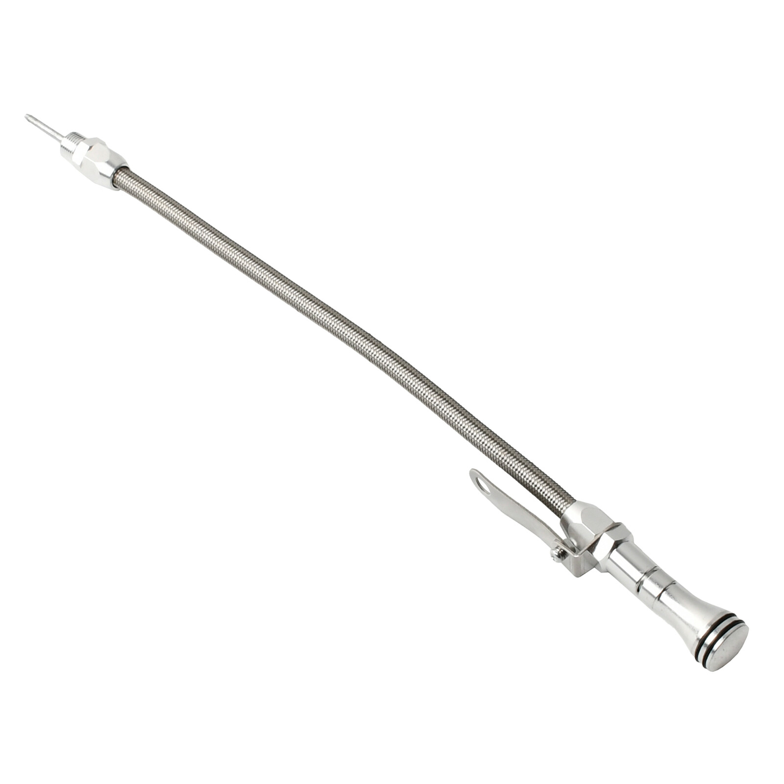 For Ford SB 289 302 351W BB 429 460 Flexible Oil Pan Dipstick Tube Kit Screw-in