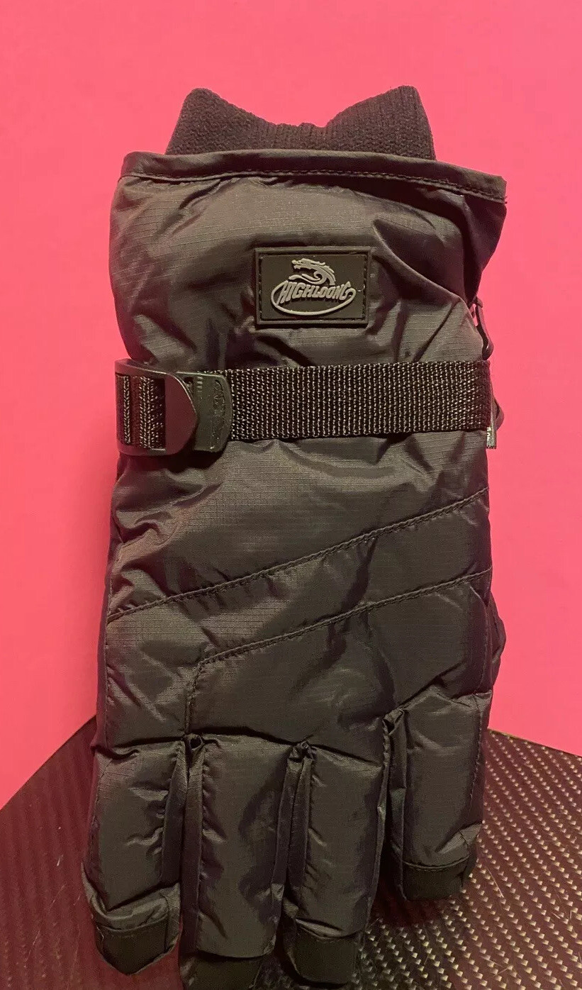 NWT Highloong 3M Thinsulate Winter / Ski Gloves Men's L 40g Black