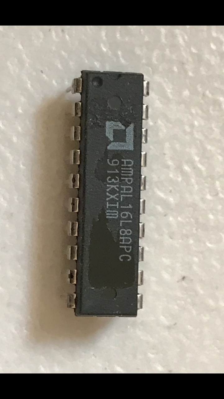 LOT OF 10 UNITS: AMD AMPAL16L8APC Programmable Array Logic, 20 Pin, Plastic, DIP
