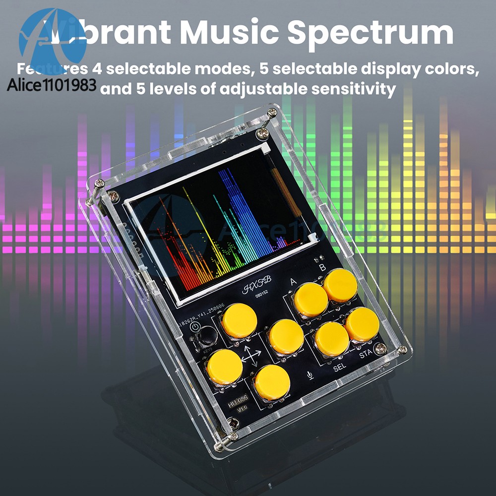 LCD Game Console DIY Kit Multifunction Weather Clock Xiaozhi AI Robot Soldering