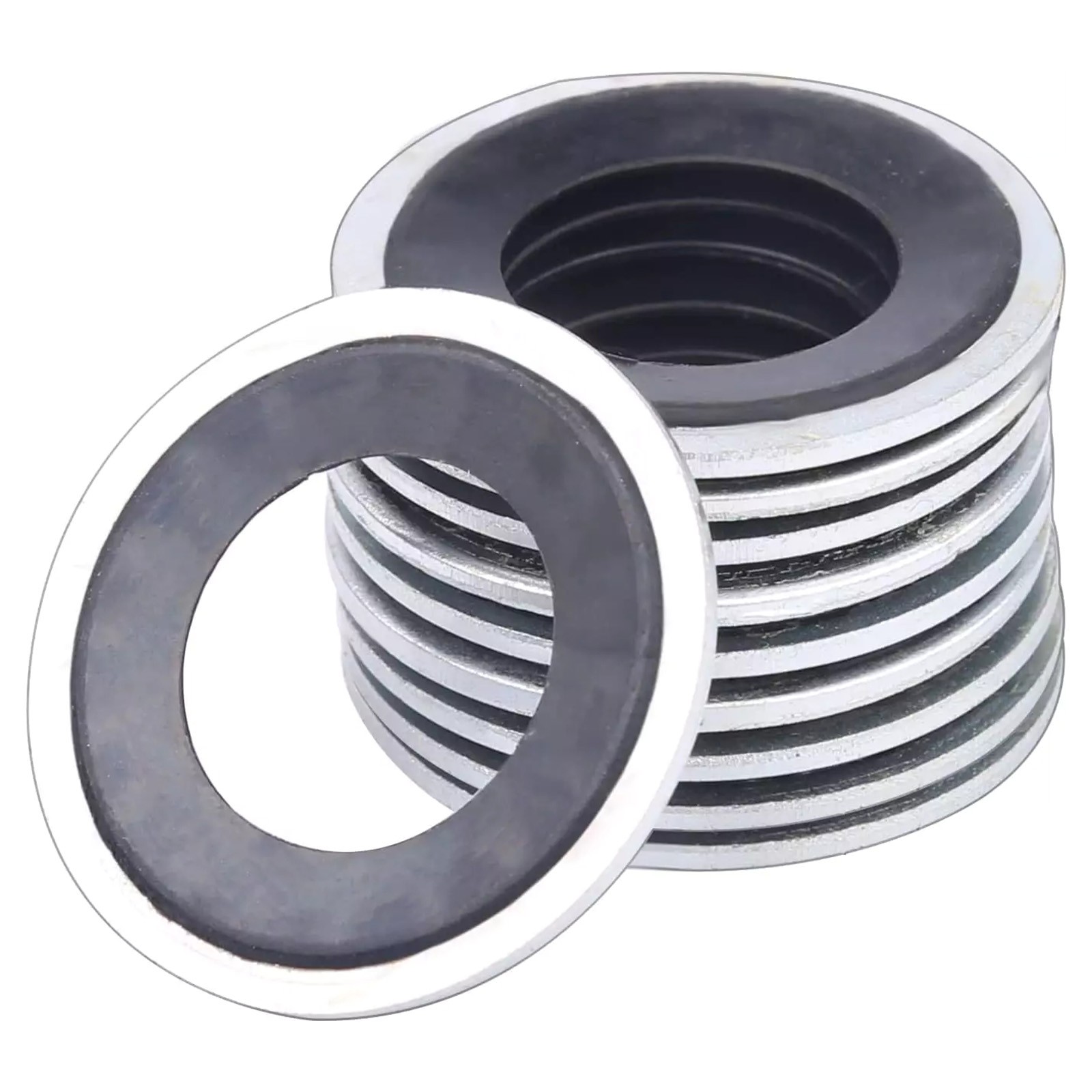 60Pcs 9 Sizes A/C Air Conditioning System Compressor Gasket Seals Washers Kits