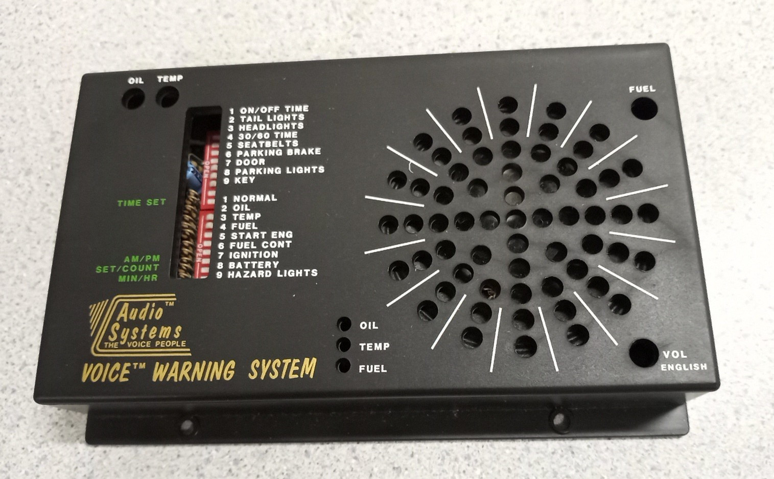 Vintage Audio Systems Inc. Audio Systems , Voice Warning System , Model: AS1310