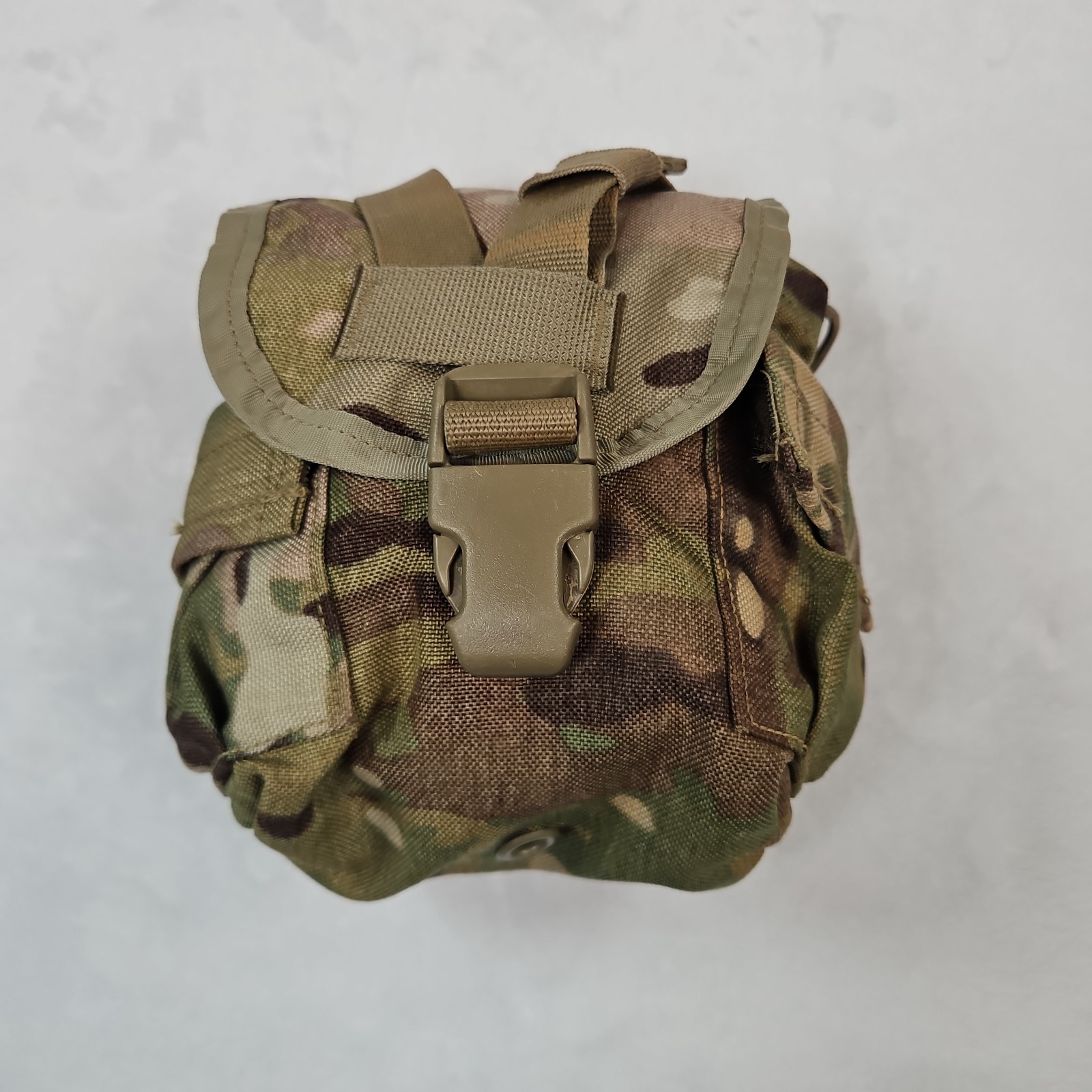 Canteen Cover/Utility Pouch (MULTCAM/OCP/OEF-CP)  (Very Good) - USGI MOLLE II