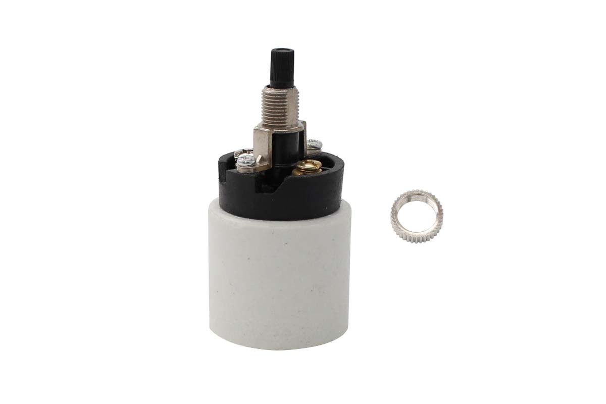 Universal Porcelain Ceramic Rotary Socket Knob Switch E26 Light 250W 660W...