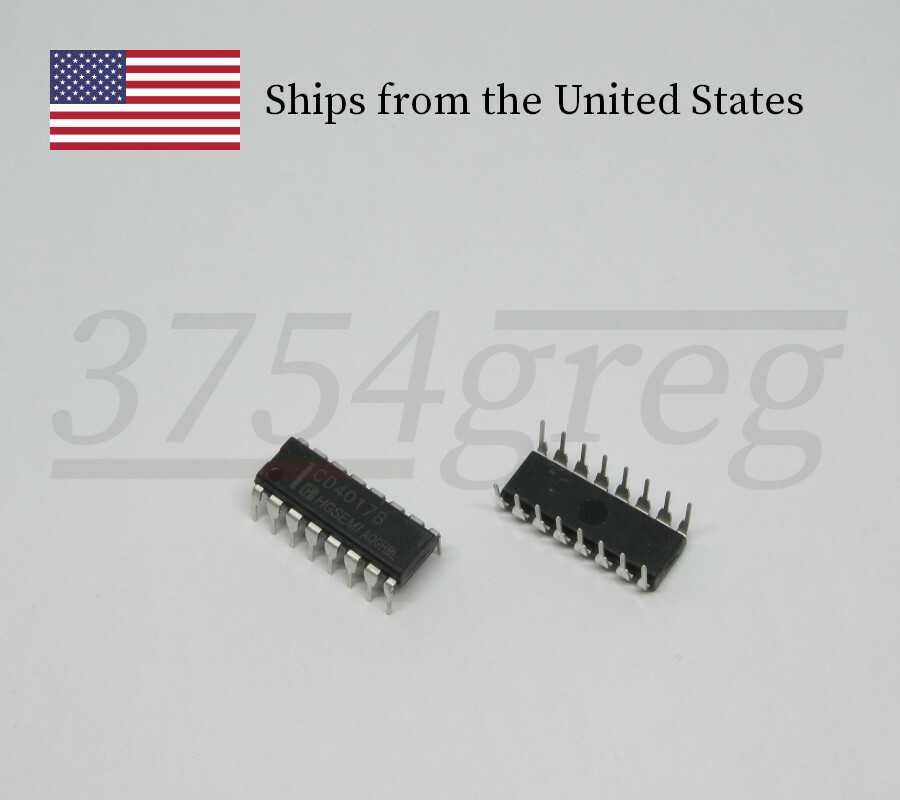 10pcs 4017 CD4017 4000 Series Counter DIP-16