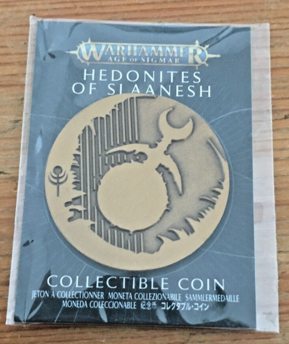 Hedonites of Slaanesh Collectible Coin-Emperor's Children-Chaos-Warhammer-40k