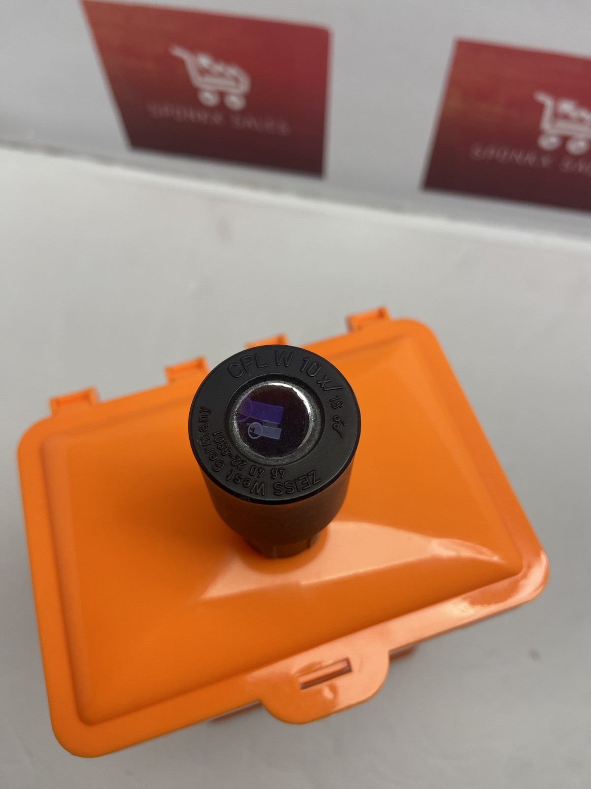 Zeiss microscope Objective CPL W 10x/18, West Germany