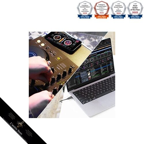 DJ Controller DDJ-FLX4 + PC Stand + Dust Cover Set (Compatible with