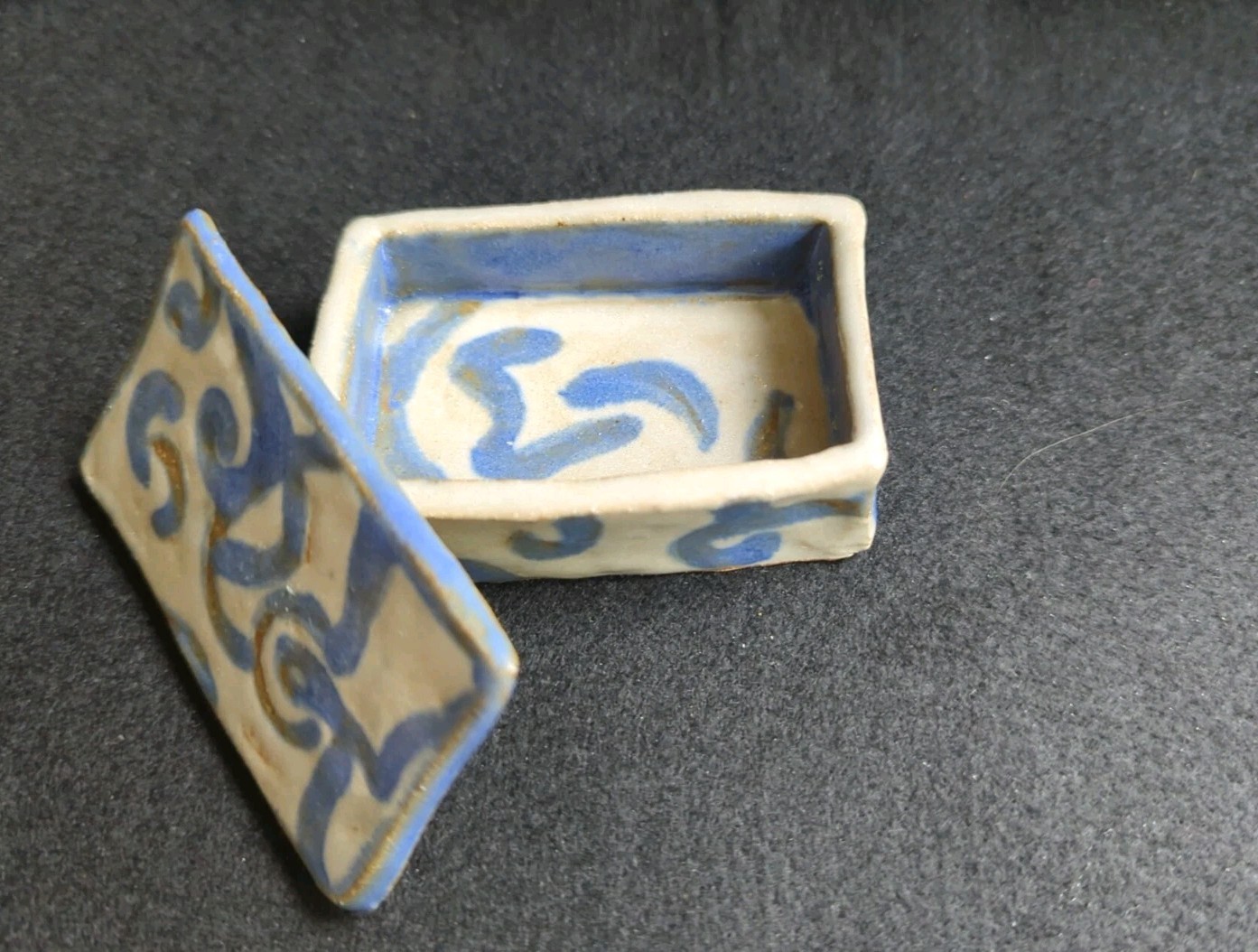 Handmade And Handpainted Trinket Box