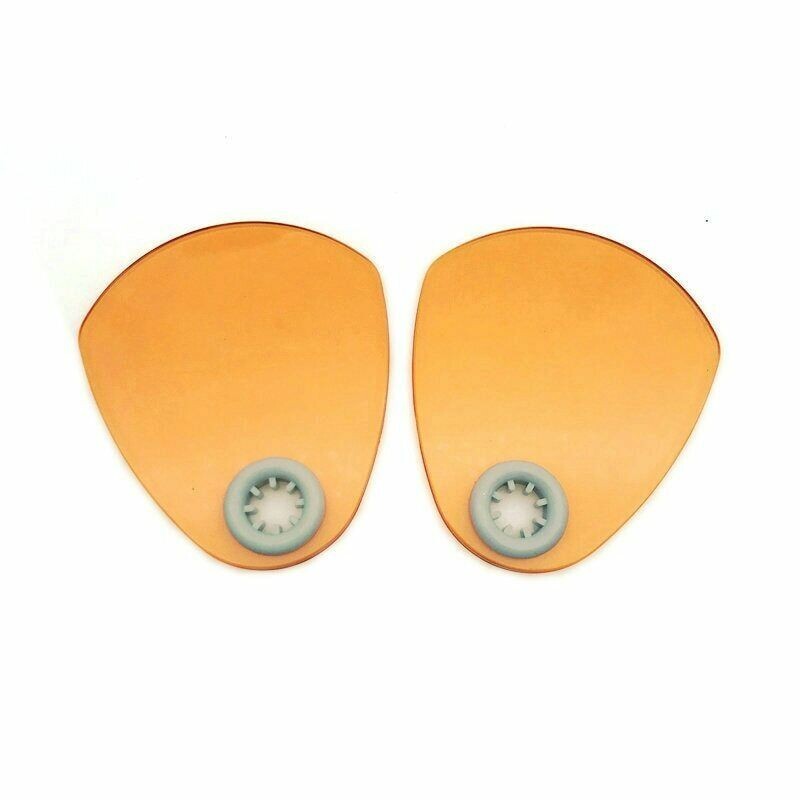 5 Pcs Dental Shade Board Curing Light Hand Protect Shield Held Filter Triangular