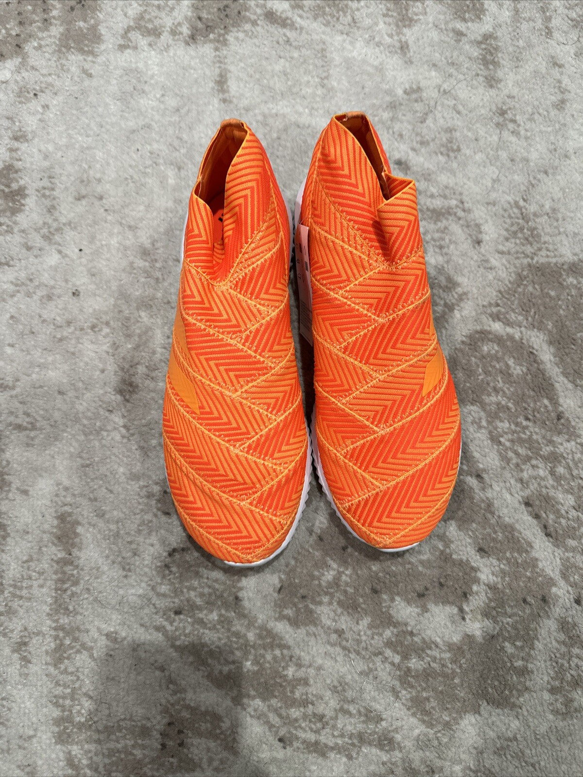 adidas Tango Nemeziz 18.1 TR Training Soccer Shoes Zest Orange White Men SZ 7.5