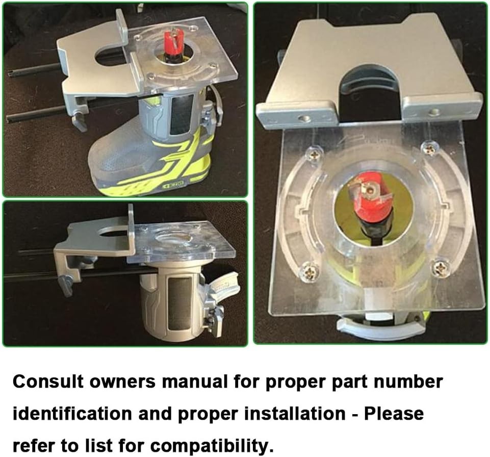 Durable Edge Guide for Ryobi Trim Router Models P601, R2401, P206 - Lightweight